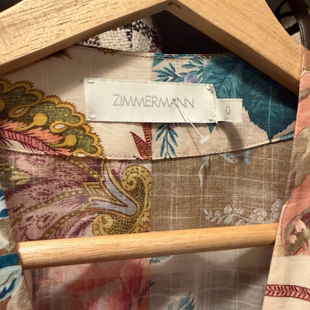 ZIMMERMANN
Cassia Patch Midi Wrap Dress - Picture 4 of 6